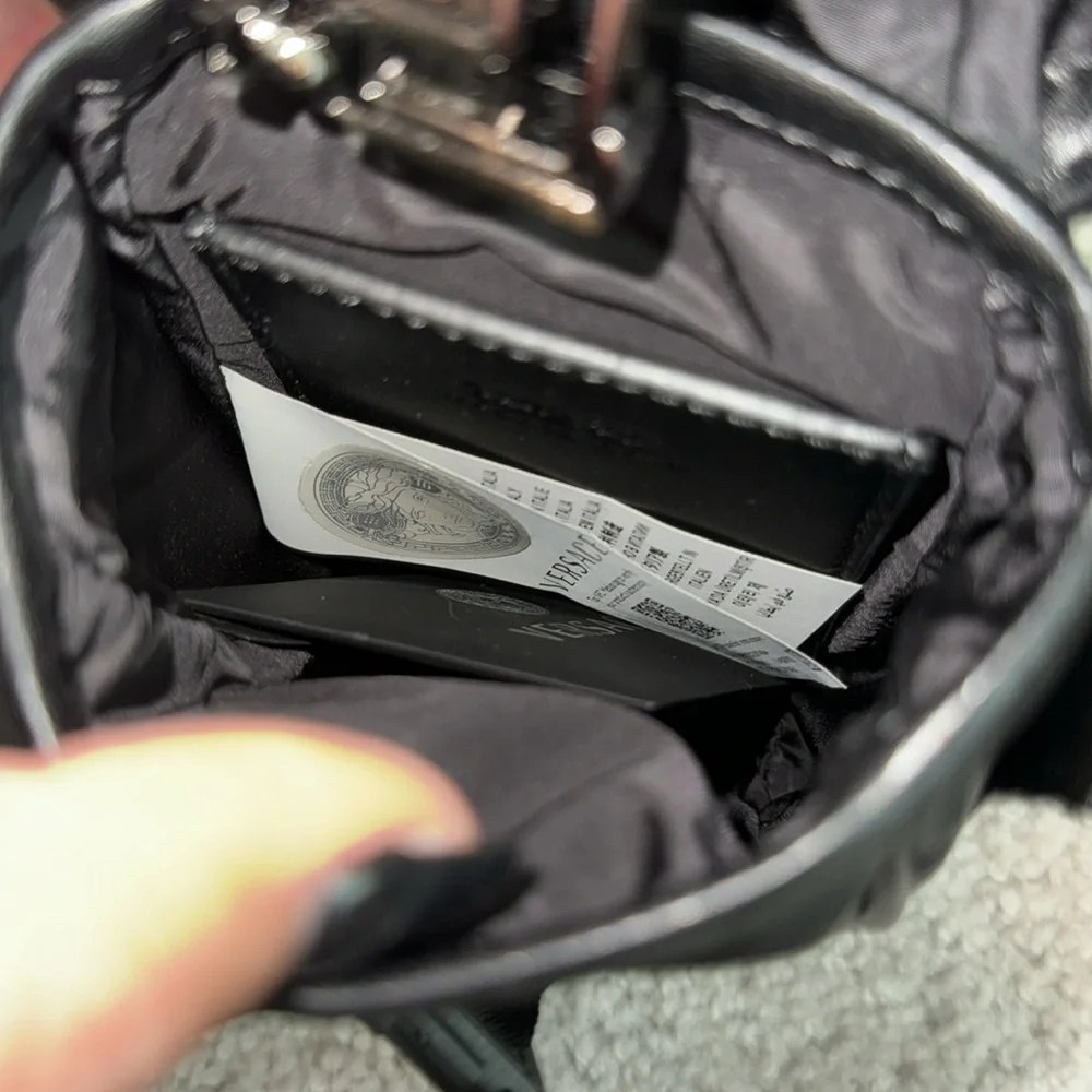 Versace Nylon Barocco Phone Crossbody!
